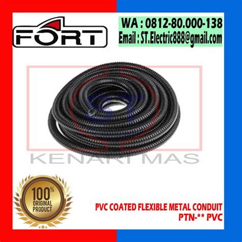 Jual Flexible Metal Conduit FORT PTN 21 PVC Flexible Pithon 3 4