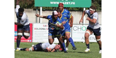 Rugby Nationale Aubenas Vals D Bloque Son Compteur Vienne