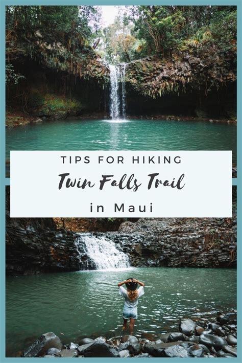 Hiking Twin Falls Maui Waterfall Along The Road To Hana In Hawaii Fun