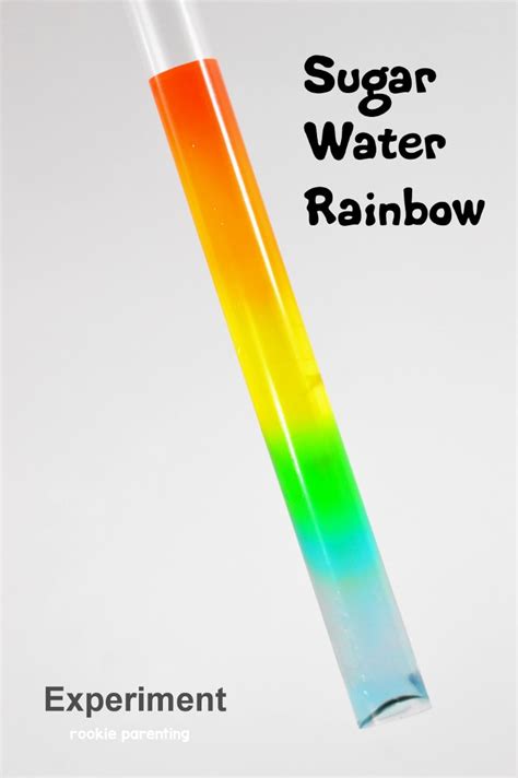 Sugar Water Rainbow Density And Air Pressure Experiment