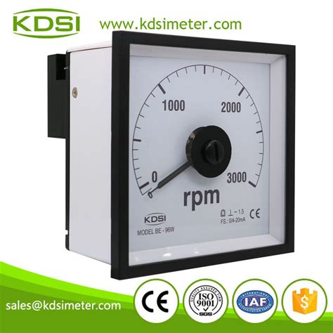 Kdsi Electronic Apparatus Be 96w Dc4 20ma 3000rpm Wide Angle Dc Analog Amp Panel Rpm Meter Buy