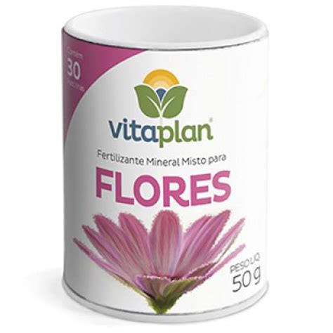 Fertilizante Vitaplan Mineral Misto Para Flores G