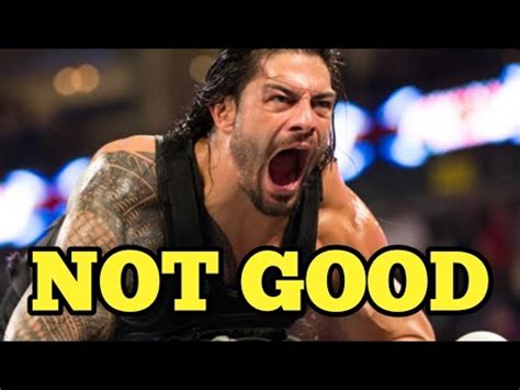 Shocking News The Real Reason Roman Reigns Wont Return At Summerslam