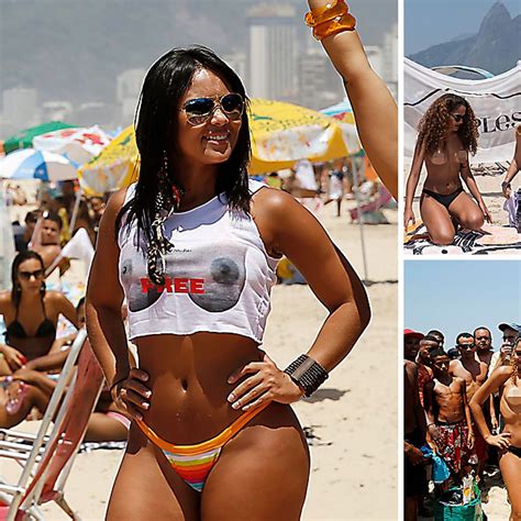 Topless Brazilian On Beach Telegraph