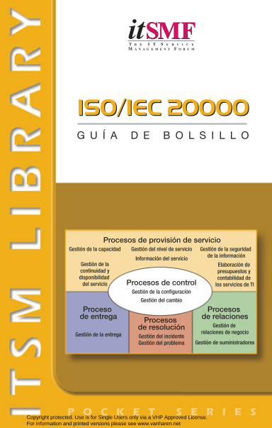 PDF ISO IEC 20000 GUÍA DE BOLSILLO Van Haren Publishing vanharen