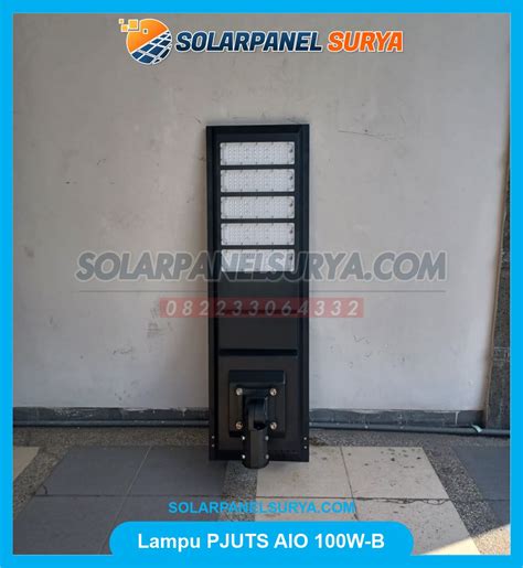 Jual Lampu Jalan Pjuts All In One Watt Black Series Solarpanelsurya