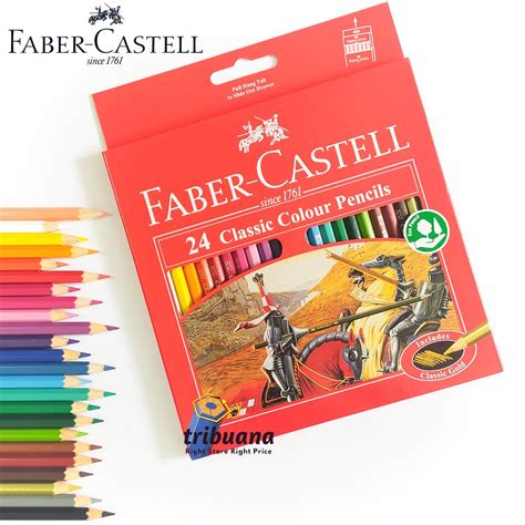 Jual Pensil Warna 24 Faber Castell Classic Shopee Indonesia