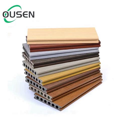 3D Embossed Mixed Color Wood Plastic Composite Exterior Decking China