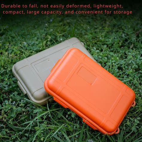 Set Small Outdoor Waterproof Seal Storage Box Shockproof Home Office