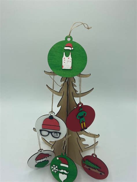 Die Hard Christmas Tree Ornament Minimalist Design Die Hard - Etsy