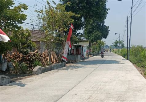 Warga Desa Sidomulyo Jumeneng Bangsal Kini Sudah Punya Jalan Cor