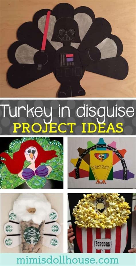 Ways To Disguise A Turkey On Paper