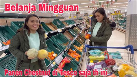 Belanja Mingguan Akhirnya Nemu Chestnut Di Tesco Youtube