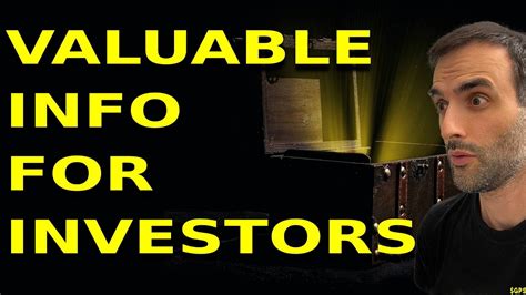 Become A Smarter Investor By Knowing This Hidden Gems Youtube