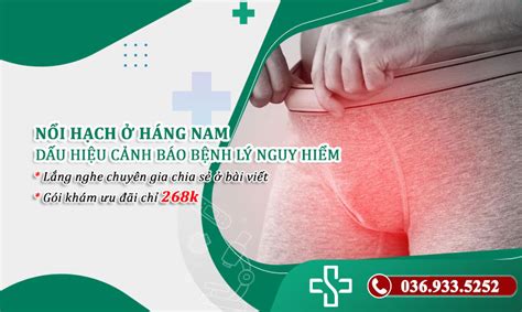 Nổi hạch ở háng nam giới có nguy hiểm Cách chữa trị đơn giản hiệu quả