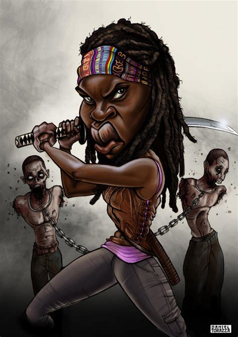 Michonne - The Walking Dead by danieltorazza on DeviantArt