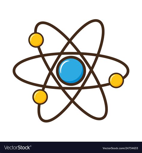 Atom molecule science Royalty Free Vector Image