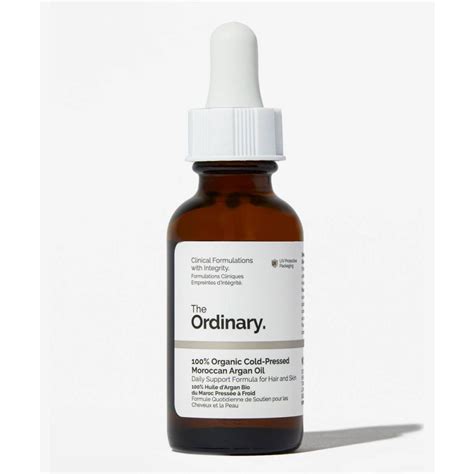 The Ordinary 100 Organic Cold Pressed Moroccan Argan Oil Browns Of York