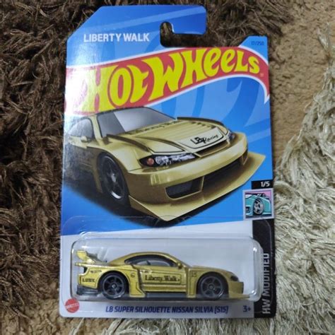 HOT WHEELS LIBERTY WALK SUPER SILHOUTETTE NISSAN SILVIA S GOLD Shopee Malaysia