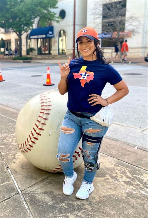 Houston Astros Baseball Outfit Baseball Game Outfits Ballpark Outfit