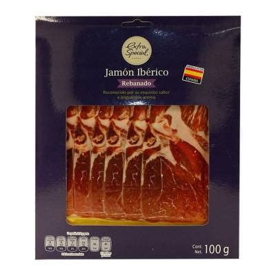 Jamón ibérico Extra Special rebanado 100 g Walmart