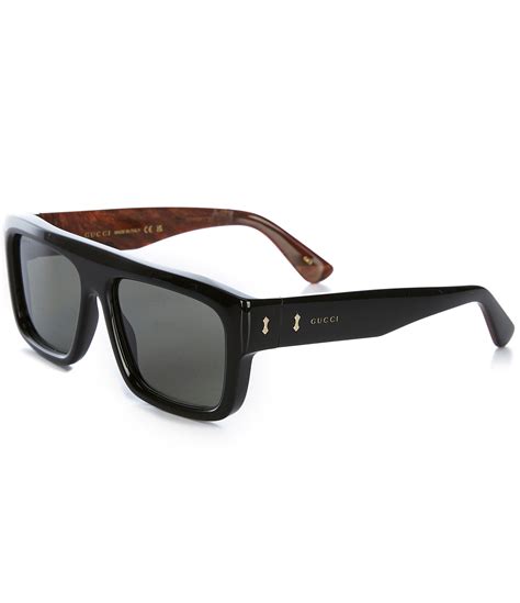 Gucci Men S Gg S Rivets Mm Square Sunglasses Hamilton Place