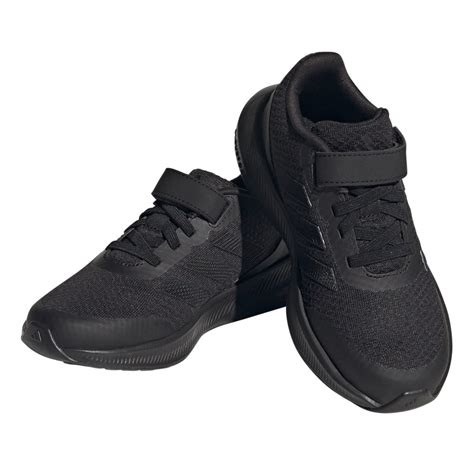 Adidas RunFalcon 3 Velcro - Kids Running Shoes - Core Black | Sportitude