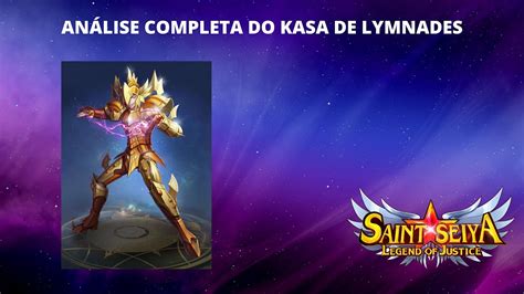 ANÁLISE COMPLETA DO KASA DE LYMNADES SAINT SEIYA LENDAS DA JUSTIÇA