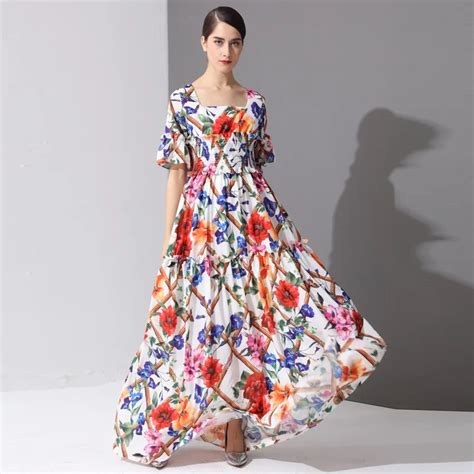 Aliexpress Buy High Quality Fashion Designer Runway Maxi Dresses