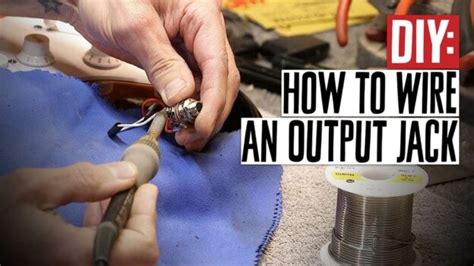 Diy How To Wire A Guitar Output Jack Sixstring