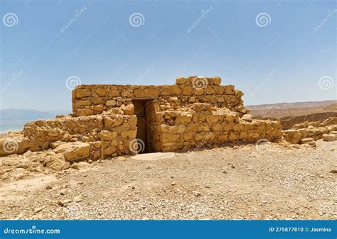 Masada Ruins In Southern Judean Desert In Israel Editorial Image