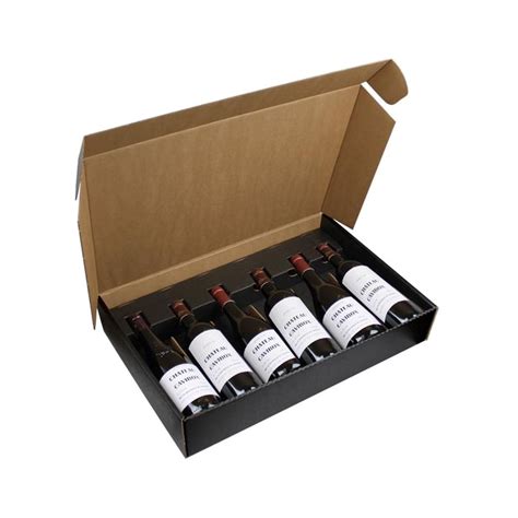 Coffret Vins Nu 6 Bouteilles Emballage Cadeau Sans Bouteilles La