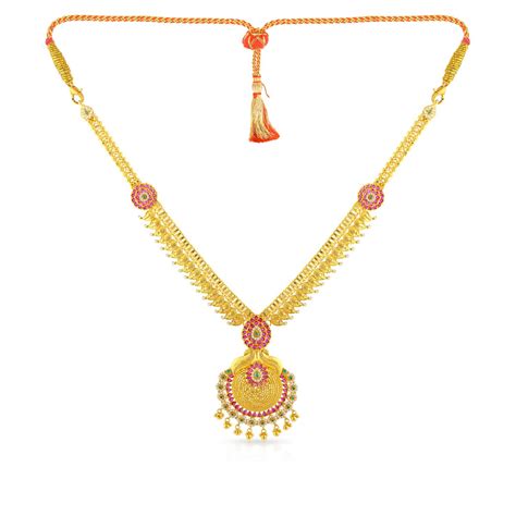 Buy Malabar Gold Necklace MGFDZNK0048 For Women Online Malabar Gold