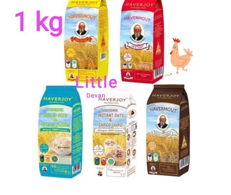 Havermut Oatmeal Haverjoy Rolled Oat Instan 1000gr 1kg Lazada Indonesia