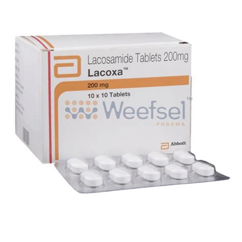 Lacosamide Tablets at Best Price in Surat, Gujarat | Weefsel Pharma