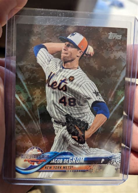 Topps Update All Star Game Memorial Day Camo Us Jacob Degrom