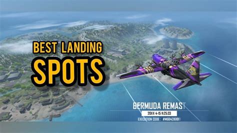 Free Fire Ob Update Best Landing Spots On Bermuda Remastered Map