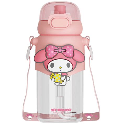 Ml Sanrio Cinnamoroll Plastic Sippy Cup Anime Kuromi Melody Cartoon