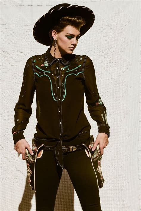 Space Cowboy Top From Double D Ranch Cowgirl Magazine Cowboy Outfits Double D Ranch