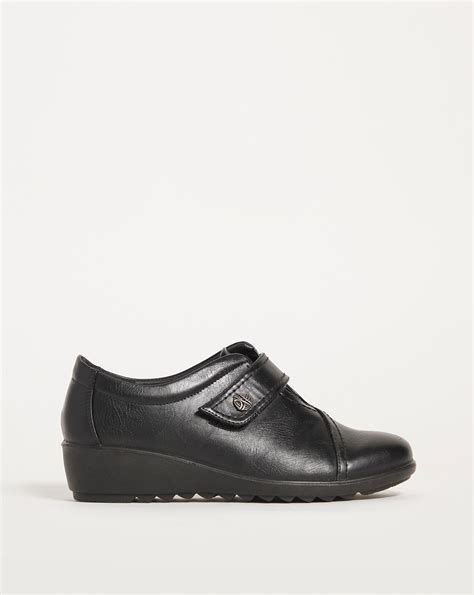 Cushion Walk Touch And Close Shoe Wide E Fit Ambrose Wilson