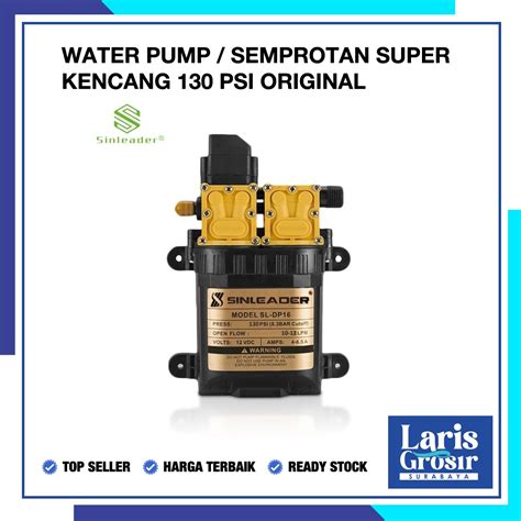 Jual Pompa DC 12V Double Pump JET 130 PSI SINLEADER SL DP16 Original