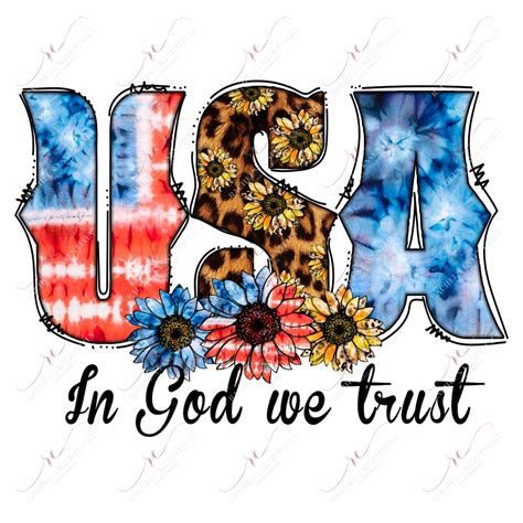 Usa In God We Trust Clear Cast Decal Rachels Essentials