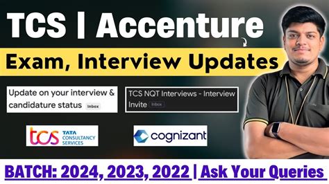 TCS NQT Interview Accenture Exam Interview Result Updates All