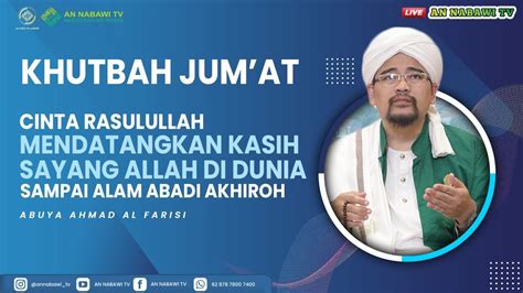 Live Sholat Jum At Masjid An Nabawi Banjar Wijaya Abuya Ahmad Al