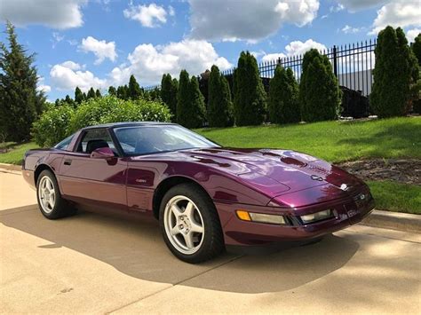 1995 Corvette ZR 1 In Dark Purple Metallic Rare Find At Corvette Mike