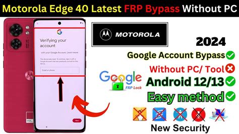 Motorola Edge Frp Bypass Without Pc Google