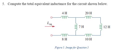 Solved Compute The Total Equivalent Inductance For The Chegg