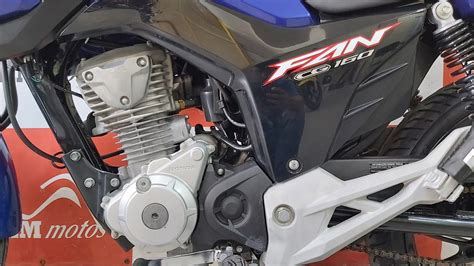 Honda CG 160 Fan 2022 Azul KM Motos Sua Loja De Motos Semi Novas