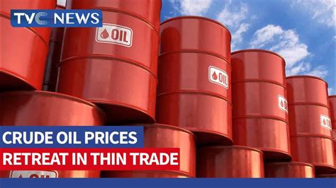 Crude Oil Prices Retreat In Thin Trade But China Outlook Offers