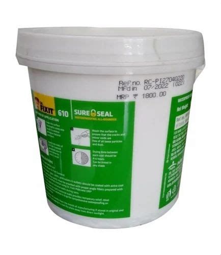 Waterproofing Coating Dr Fixit Sure Seal Chemical Packaging Size 5 Kg At ₹ 1330bucket In Kalyan